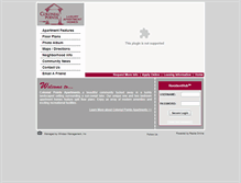 Tablet Screenshot of colonialpointeapartmentsorlando.com